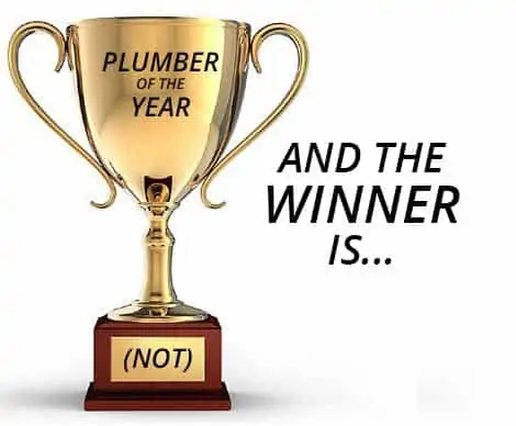 Winner: Plumber of the Year (Not)