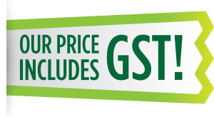 Our Price Includes GST