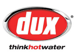 Dux think hot water logo
