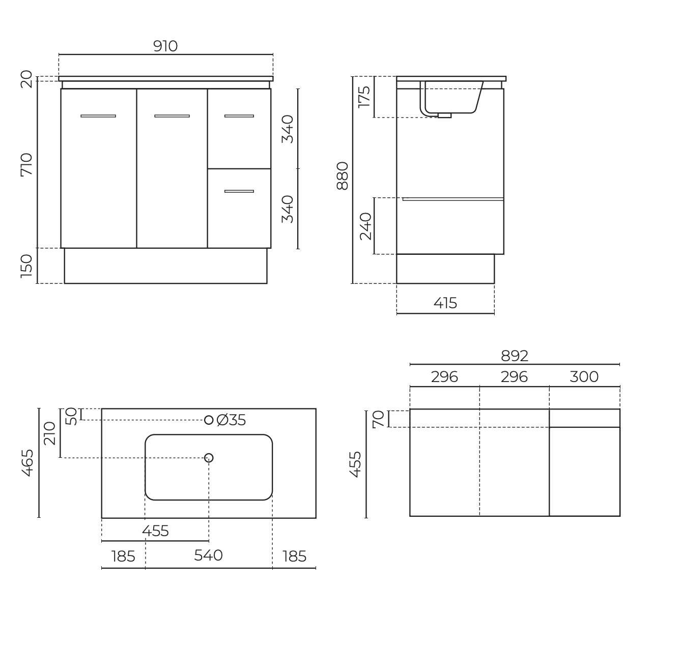 LeVivi Devon 900mm Vanity Auckland Plumbers Group