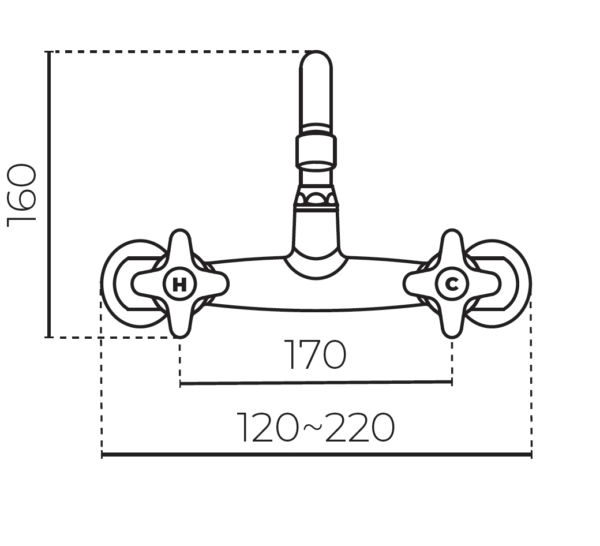 LeVivi Sink Faucet dimensions1