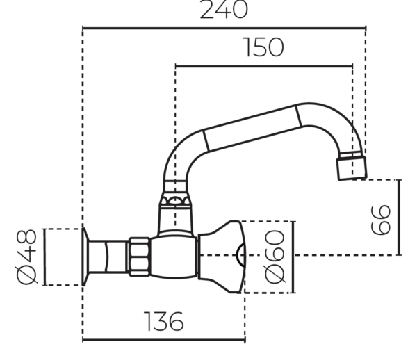LeVivi Sink Faucet dimensions2