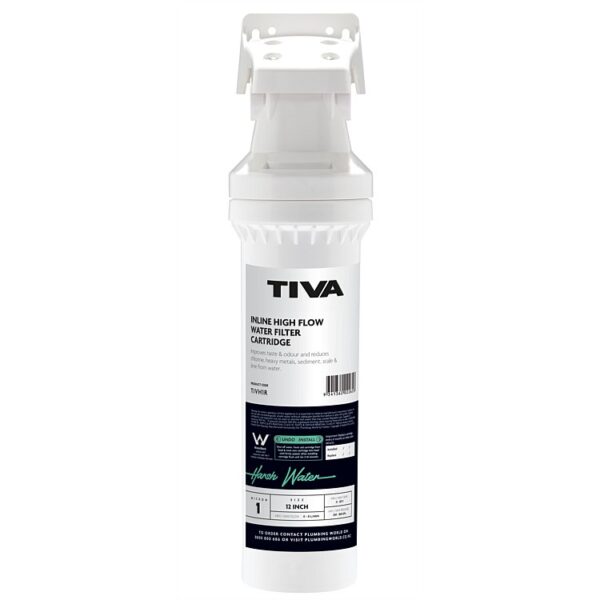 TIVA Inline Undersink High Flow Water Filter System