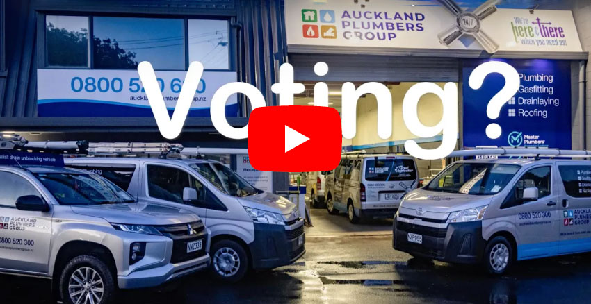 Auckland Plumbers Group voting video