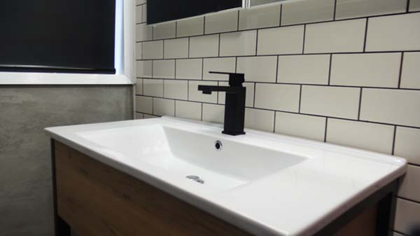 Bathroom Renovation Black and White Bathroom Renovation