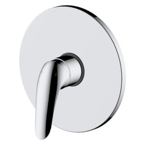 Posh Bristol Mk2 Shower Mixer Tap All Pressure with 200mm Cover Plate Chrome Lead Free