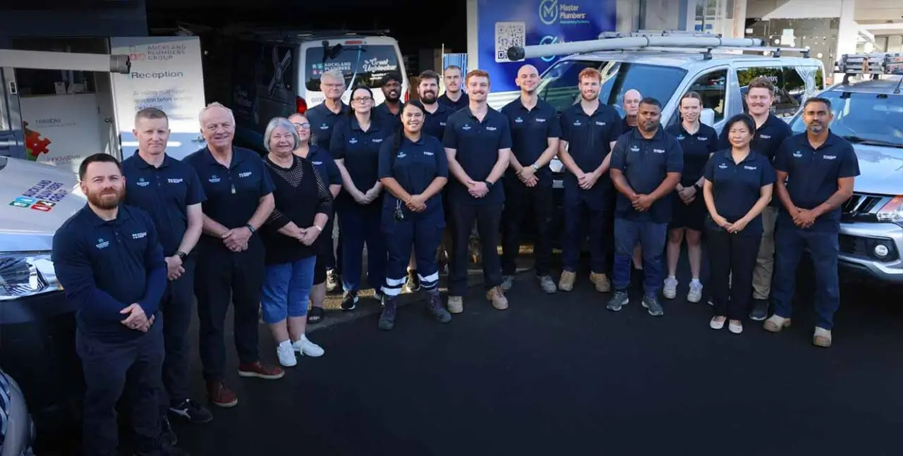 Auckland Plumbers Group Staff Lineup 070526