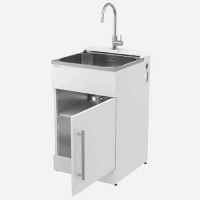 Supertub ST3704 laundry tub open door right