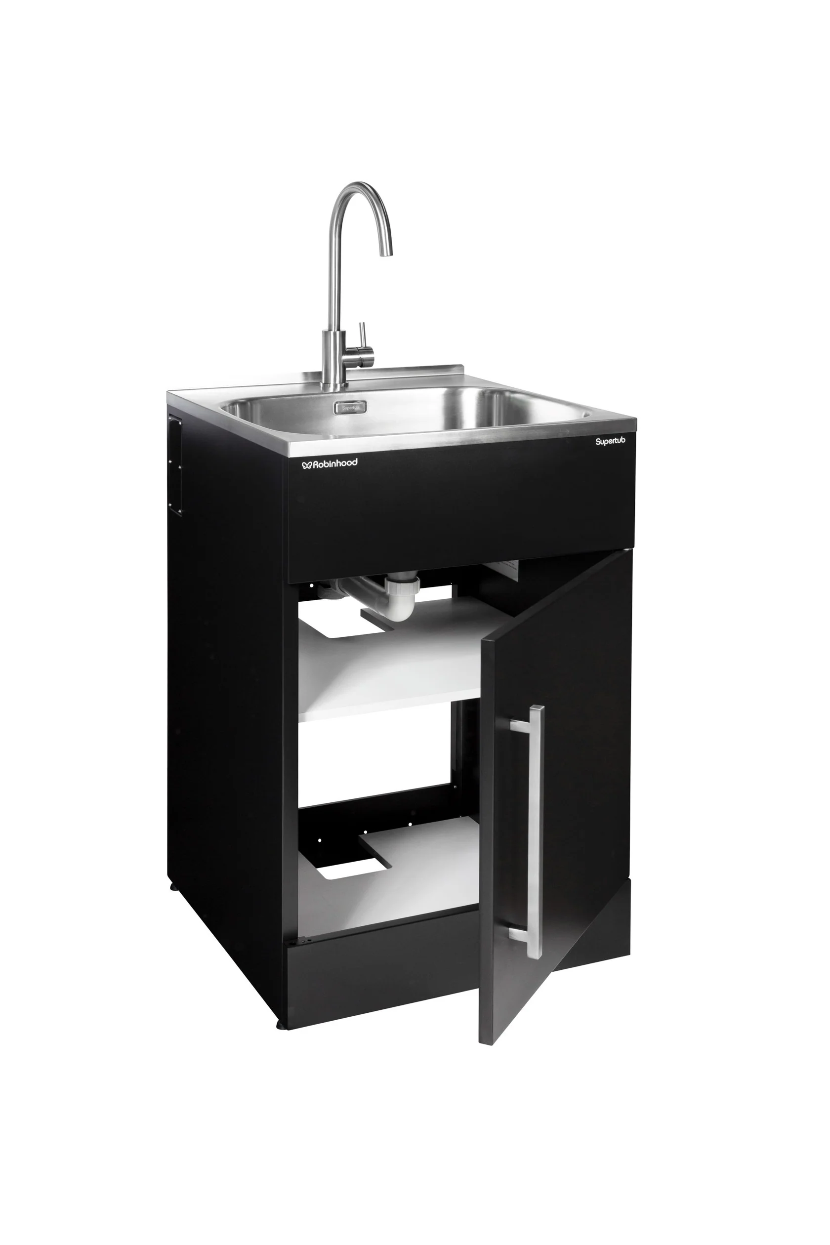 Supertub ST3103 -Black - open door from left