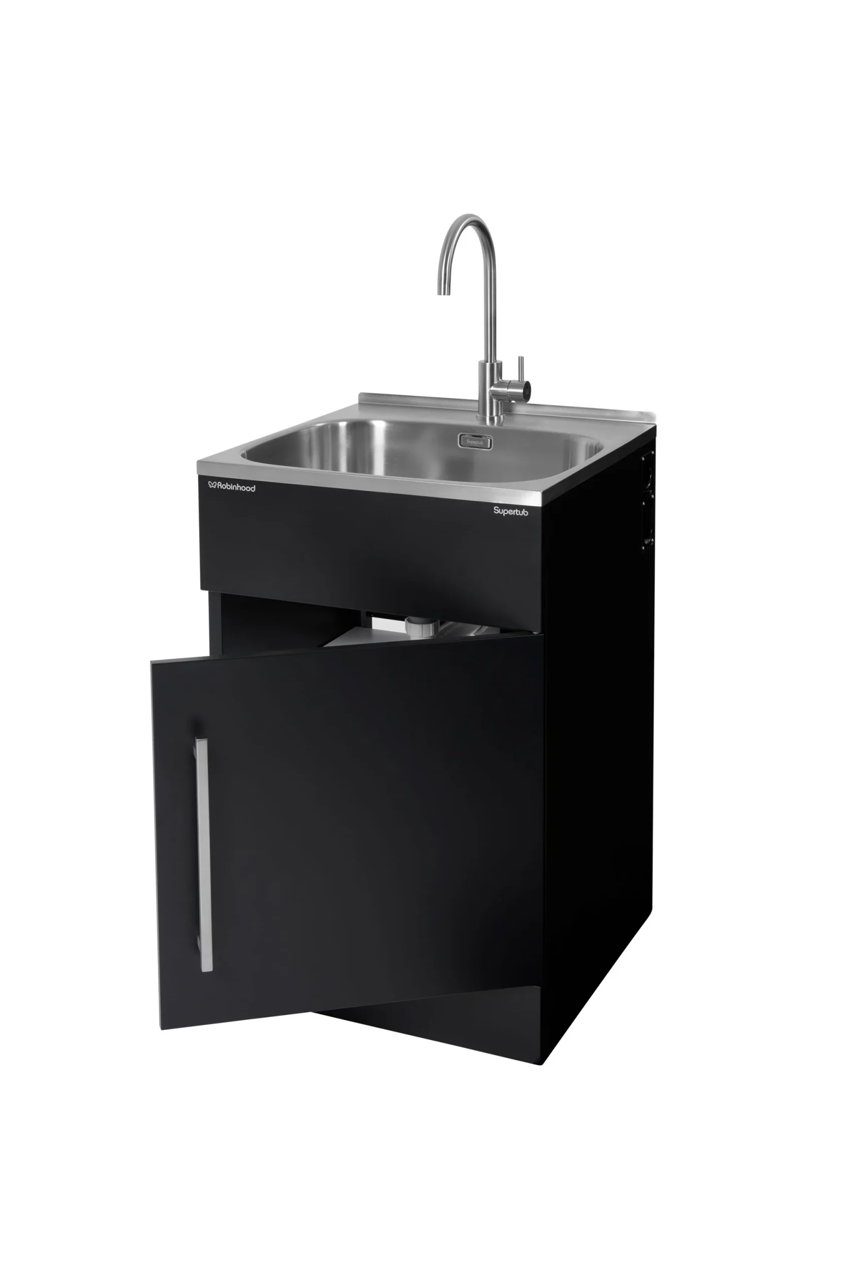Supertub ST3103 -Black - open door from right