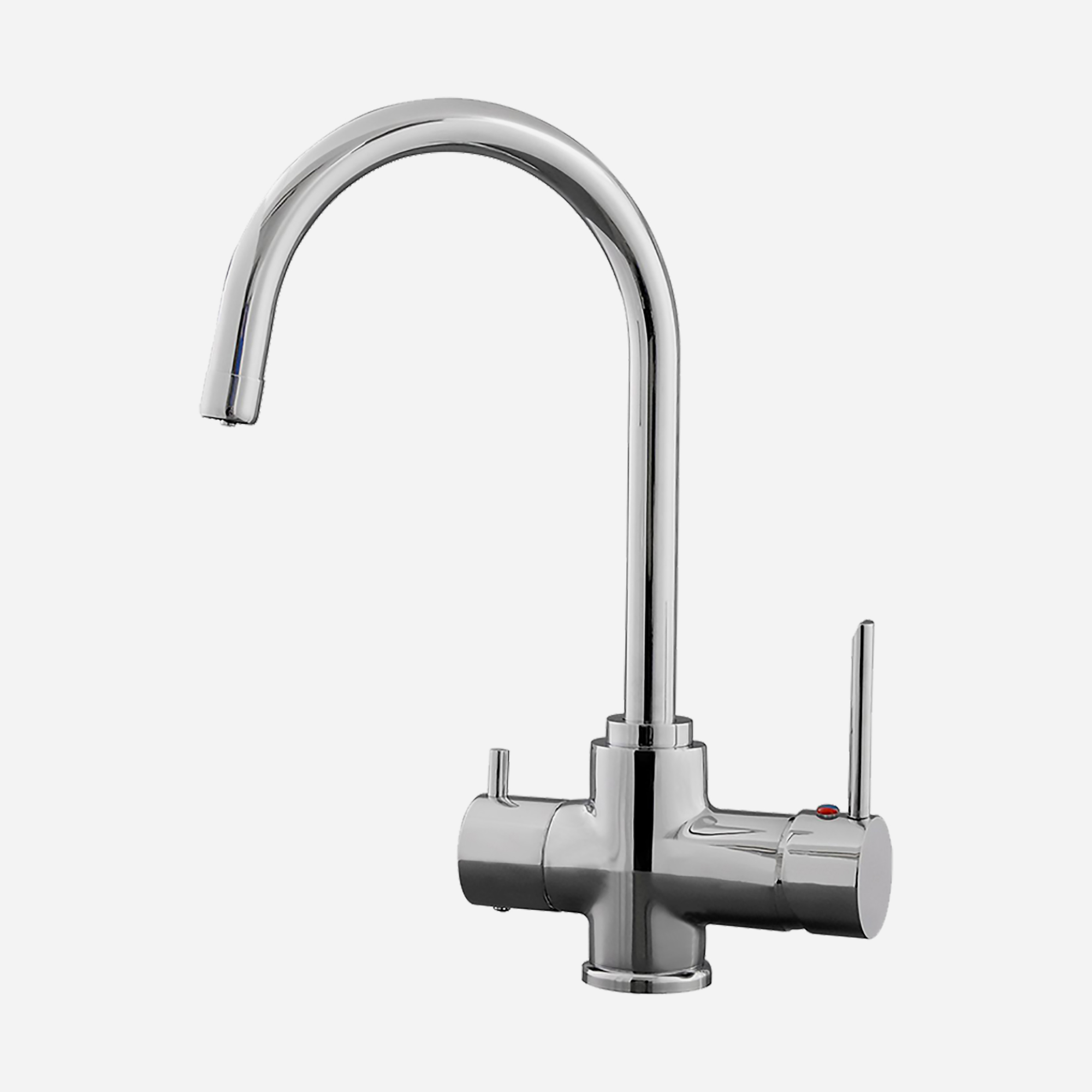 Aquatica Xera Sink Mixer with Water Filter Chrome DZR Brass and Lead Free